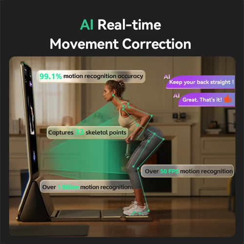 Smart Fitness Mirror  Core Muscle Training-Spediance Gym